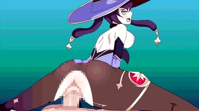 Sexual Healing - Mona reverses while riding on Zabbraeas cowgirl position!