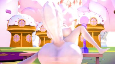 Gumming the Futanari Queen