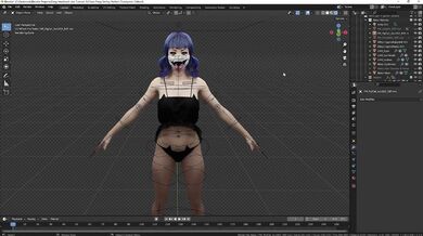 Making Naked Women in 3D with Blender and Wrap3DS