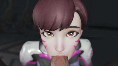Overwatchs DVa Gets a Hot Blowjob From Her Favorite NuttyCravat Model While Playing VR