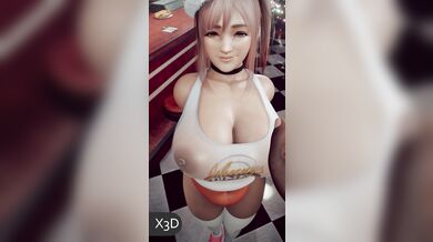 Honoka Wants To Fulfill Your X-mas Dreams In A Blackened XXX-Mania