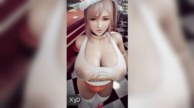 Honoka Wants To Fulfill Your X-mas Dreams In A Blackened XXX-Mania