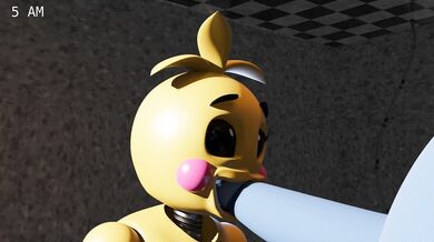 Bonnie, a withered old woman, takes the thicker end of a dildo and penetrates it into her withered pussy while fucking a chubby young girl
