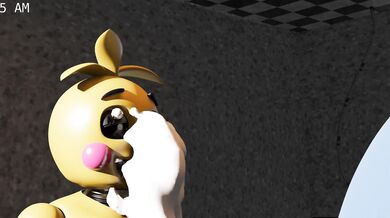 Bonnie, a withered old woman, takes the thicker end of a dildo and penetrates it into her withered pussy while fucking a chubby young girl