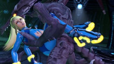 Samus and Ridley: The Sexy Adventure of a Galactic Hunter and a Ferocious Predator