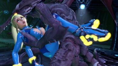 Samus and Ridley: The Sexy Adventure of a Galactic Hunter and a Ferocious Predator