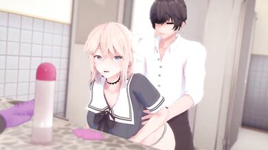 The Slippery Slope - A Bathroom Sex Romp