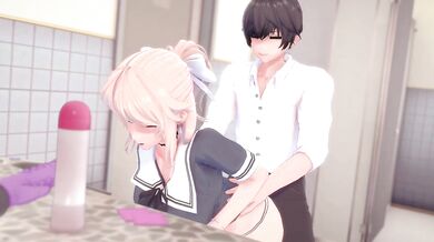 The Slippery Slope - A Bathroom Sex Romp