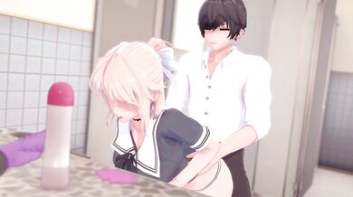 The Slippery Slope - A Bathroom Sex Romp