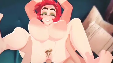 Sexy Redhead with Huge Tits: The Musical