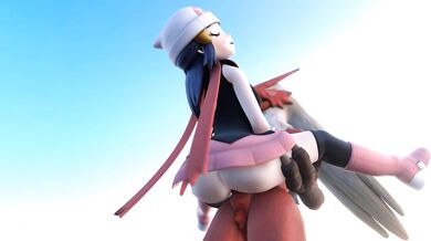 Blaziken gets a hoenn pokegirl threesome with barbizon