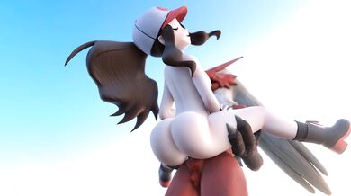 Blaziken gets a hoenn pokegirl threesome with barbizon
