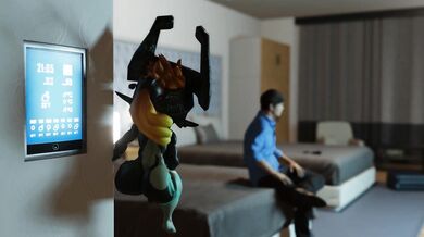 Sorceress Seduces the Hero with Dark Magic but He Cant Get It Up!