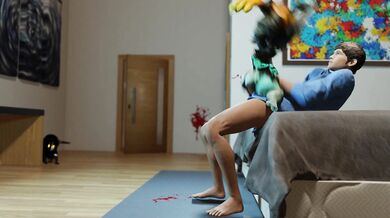 Sorceress Seduces the Hero with Dark Magic but He Cant Get It Up!