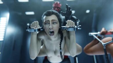 Darth Maul and Preggers Padmé [Zmsfm]