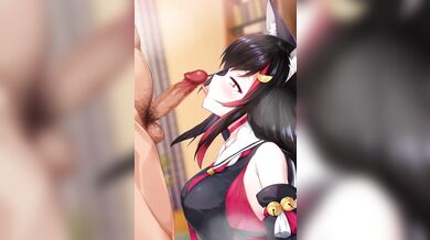 Hentai Mio Blowjob with a Twist (kuragari)