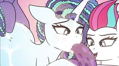 The Mistress and Her Little Pony Friends Get Down in the Absolutely Territorial Palace (PMV/HMV)