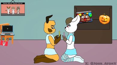 Double the Dicks, Double the Fun - Two and a Half Femboy Blowjobs by John Atom