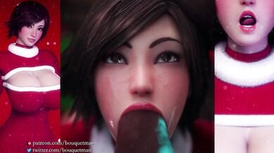 Santa Asuka Gets Coal In Her Stocking