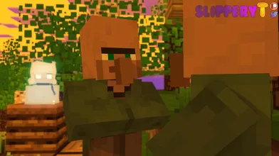 As Allie rides the Iron Golem, their bodies become one in an intense moment of passion