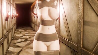 Zeta and Beatrix are Tied up, Gagged and Mummified by a Perverted Scientist