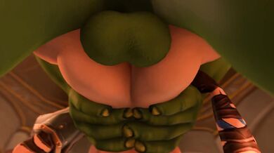 The Battle of Broken Hooves: Alleria Windrunner Gets Roughly Fucked by an Orc and Becomes Pregnant