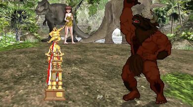 Horny Minotaur Attacks Busty Monster Girl!