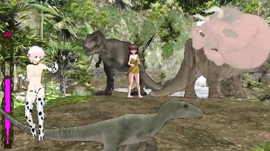 Horny Minotaur Attacks Busty Monster Girl!