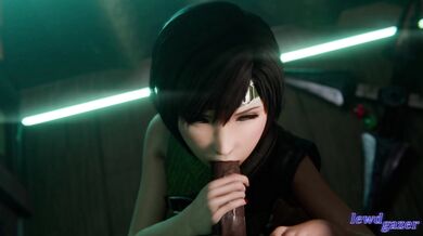 Rebuilding the city of Yuffie, a special BJ session with Lewdgazer (Black)