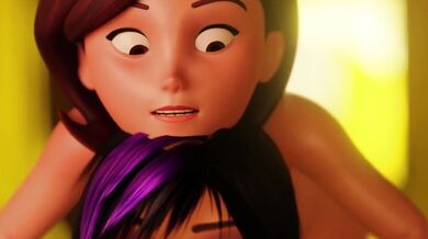 Hentai MILF Sandwich: Aunt Cass, Helen Parr and Gogo Tomago - Cumming on Top!