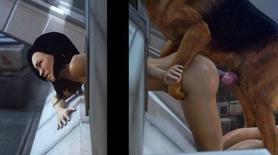 A young girl named Miranda is tied up and sexually tormented by a vicious dog while her lover watches in horror