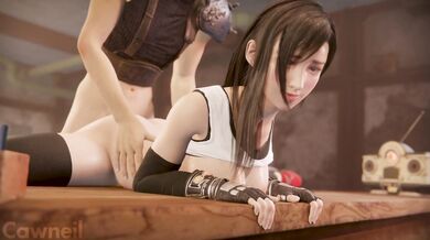 Tifas used panties collection - Final Fantasy XXX parody