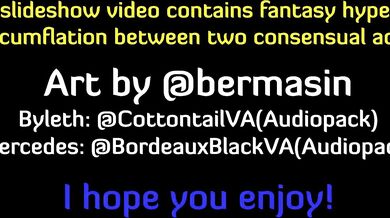 Watch as the hyper futa with a massive cock takes on all comers in a wild orgy of cumflation!