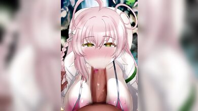 '"Hanako in a Swimsuit Gives Blowjobs" and Receives Plenty of Milk from Her Succulent Mouth with the Help of Yukkyyukimaros 18 Video'