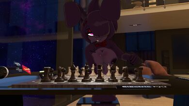 After a long and intense game of chess, two players decide to have some fun together...