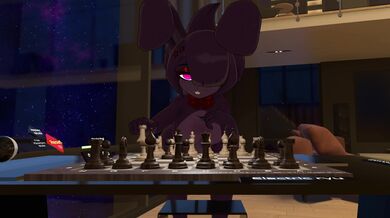 After a long and intense game of chess, two players decide to have some fun together...