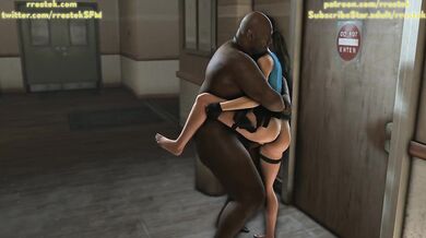 'Sexy Office Lady Gets Fucked in the Hallway by Lara Croft'