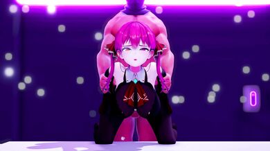 "Entertaining the Members Only Crew (Twintails)"