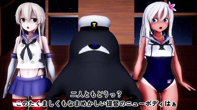 "Rochan & Shimakaze and their Construction Plan ~ [ShamuMMD]"