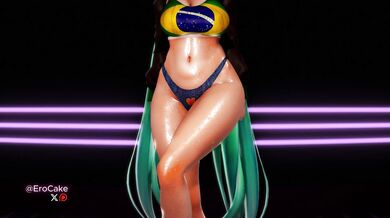 "Brazilian Miku Hidden Cake of Desire - EroCake"