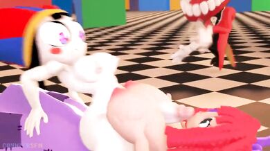 'Digital Circus: Pomni and Ragtha's Non-Stop Banging, Counter SFM Version!'