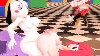 'Digital Circus: Pomni and Ragtha's Non-Stop Banging, Counter SFM Version!'