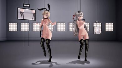 'Tentacle Wrestling Eruption: The Ultimate Challenge! [MMD Hentai] '
