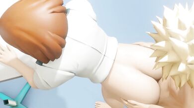 'Midoriya Izuku, the Ultimate Fucker, fucks Bakugo Katsuki so hard his balls are going to explode.'