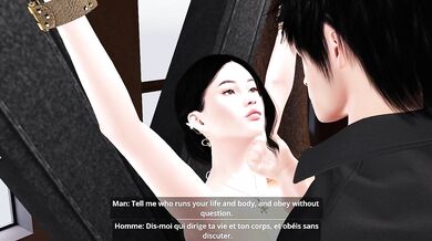 'Exotic Beauty in Bondage: Submissive Asian Tourist Taken by a Mysterious Stranger'