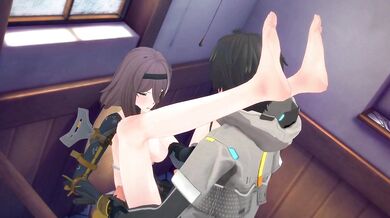 "Snow Breaks: Haru and Ajutant in Tollet!"