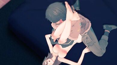 The Sno Brake - Haru's Leg Hugs Close Up (By Ajutant)