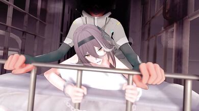 Watch as the cold winter snow falls, and two lovers get intimate on a warm bed.