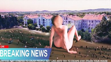 "Sofia the Giantess goes on a Rampaging Spree, Part 1"