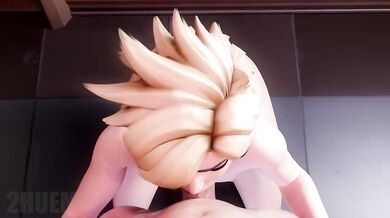 "Satisfying a Horny Blonde with a Tasty Blow Job, Part One."